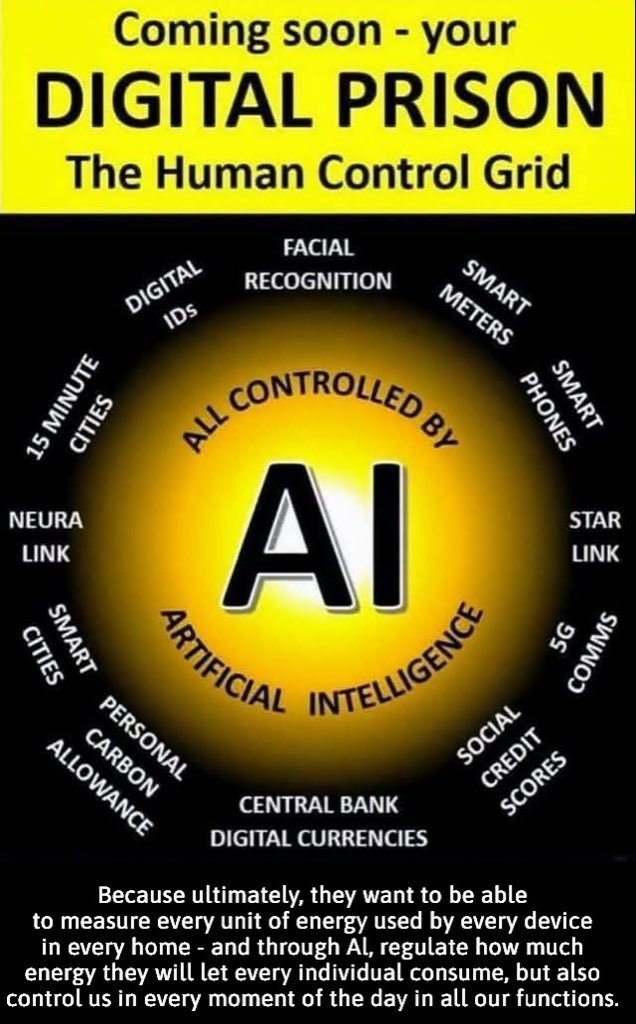 jbulldogs4's tweet image. “however, is in their seemingly urgent desire to turn these awesome AI weapons directly against Western peoples…. no matter how many times its political leaders extol the virtues of &quot;democracy,&quot; it&apos;s all a scam to prepare you for Al dictatorship”