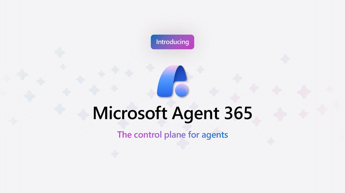 Microsoft365Dev's tweet photo. You can build an agent in hours. Making it enterprise‑ready is the hard part.

That’s why we introduced Microsoft Agent 365 — the control plane for enterprise agents. It handles authentication, conditional access, (cont) https://t.co/Yra4JZhVzU https://t.co/80T284uPFq