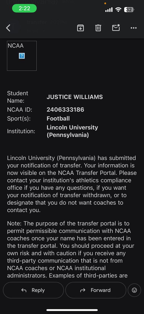 Justice Williams tweet media