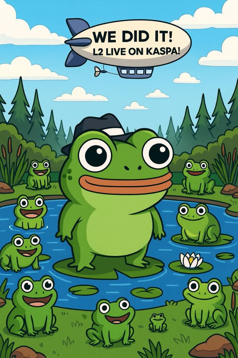 Slippykas's tweet image. 🌙🐸 Slippy here, my swampy friends…

After all this time in the swamp, even I gotta admit—taking a day to touch some real grass does wonders. Sometimes stepping back helps you see just how far we’ve come. 🌿✨

The beauty of being on Kaspa is simple:
the devs deliver.
They…