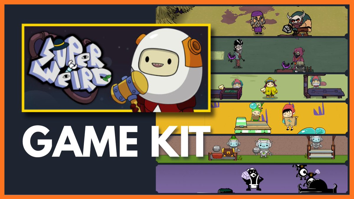 6 free CC0 game prototypes - here's an overview of the SuperWEIRD Game Kit for Defold by <a href="/luden_io/">Luden.io</a> :

#gamedev #indiedev #youtube #MadeWithDefold