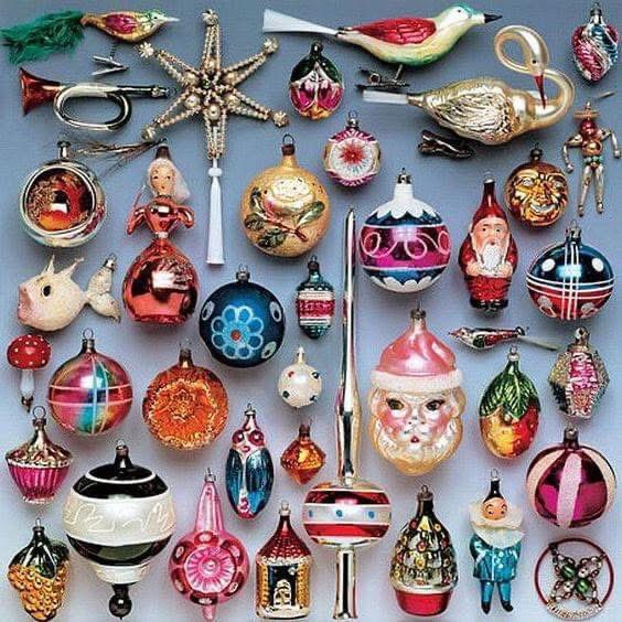 czechcookbook's tweet image. Beautiful Vintage Christmas ornaments. Did you have any of these or still have?