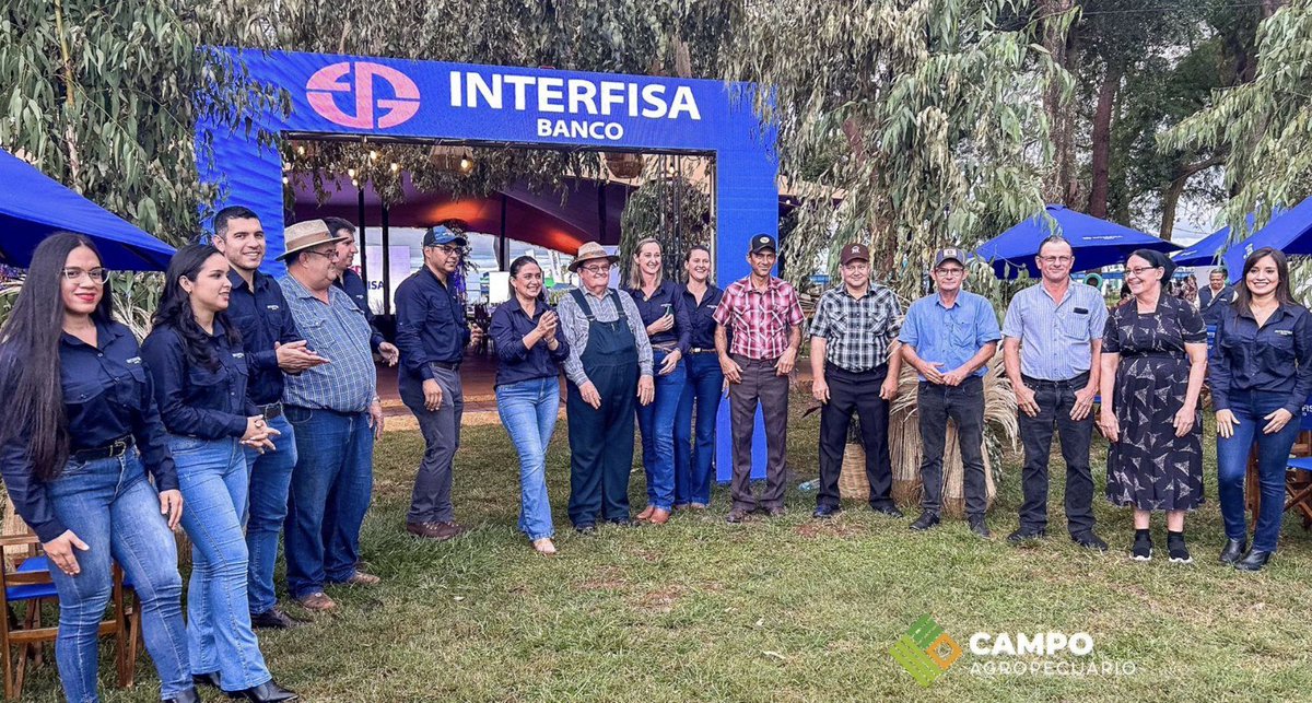 Interfisa Banco compartió con aliados y clientes su papel protagónico a lo largo de la muestra con financiaciones renovadas para ganadería y agricultura en la Feria Agropecuaria San Pedro.

Noticia completa ➡️ campoagropecuario.com.py/notas/interfis…