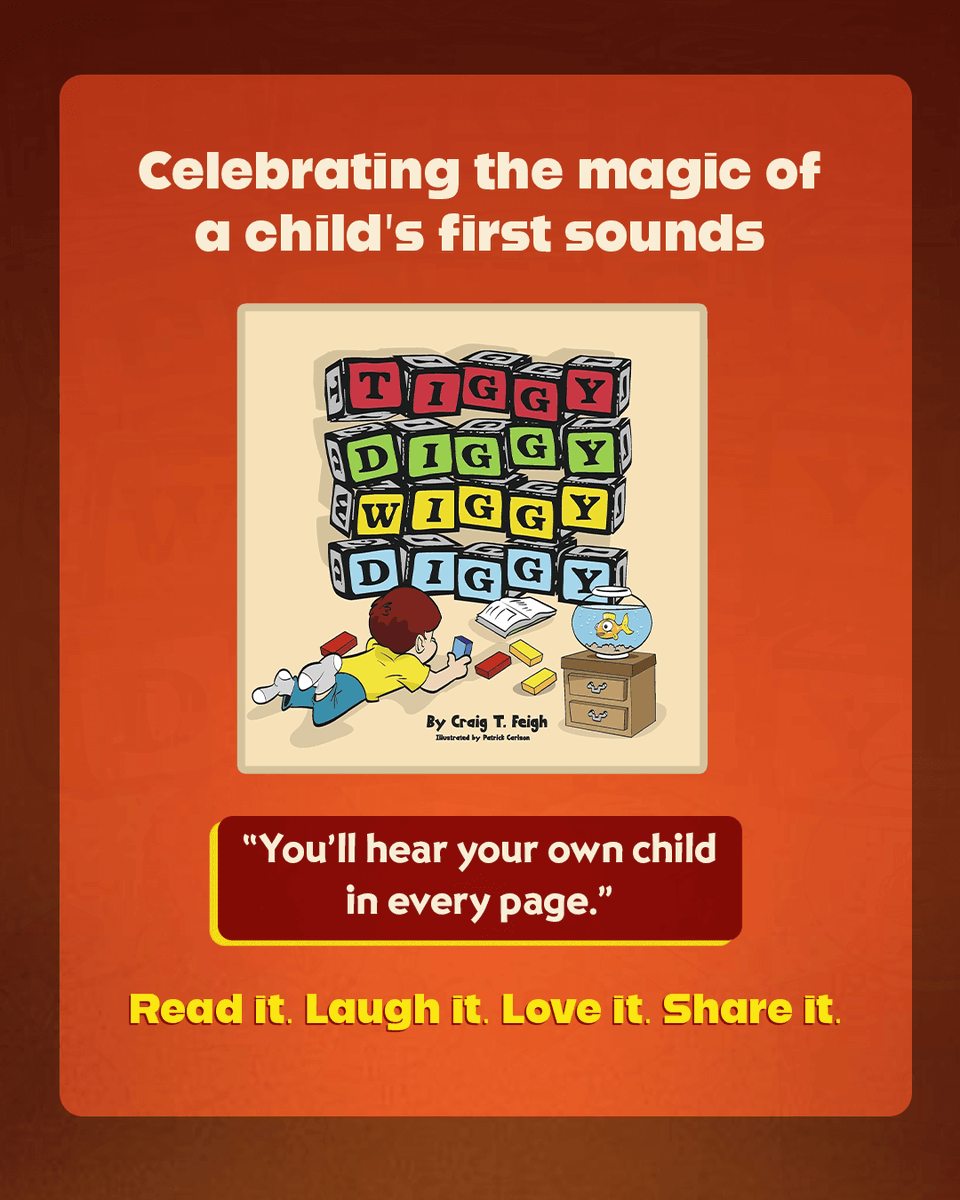 WeBlogBooks's tweet image. Before a child says their first word, they have their own magical language. Tiggy Diggy Wiggy Diggy celebrates those moments of joy, confusion, and connection that every family knows so well. By @craigtfeigh

Available on - amzn.to/4qI8dJQ
