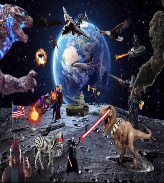 d_jyellow's tweet image. Nobody:

Fortnite’s teaser today: