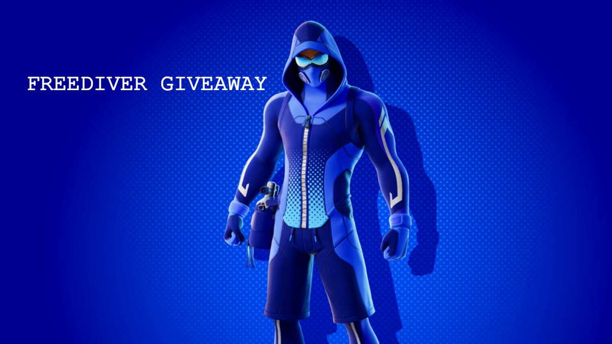 🔥 FreeDiver Skin🔥
x1 WINNER 🏆

Follow me <a href="/Yt_A1pHA_n1/">Elite_Alpha_Male</a> &amp; <a href="/tamtamtamsin/">tam 🌸</a> w/ notifications 🔔 

Repost ♻️ &amp; Like ♥️ This Post To Enter 🙂
Ends in 48 Hours⏰ 

Good Luck 💯
#Fortnite