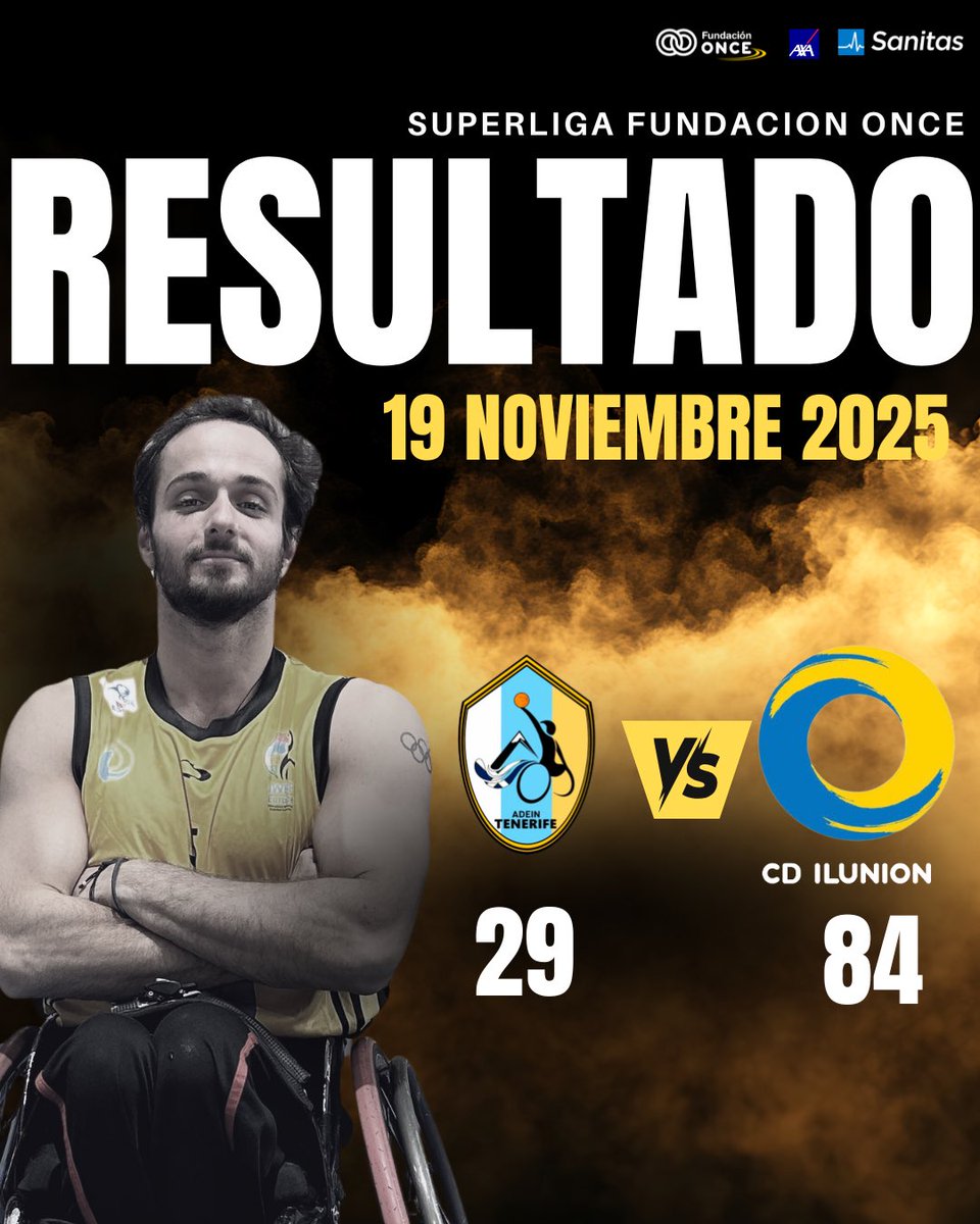Nos adelantamos a la cuarta jornada con victoria‼️ 
Que el ritmo no pare💪

<a href="/Fundacion_ONCE/">Fundación ONCE</a> 
<a href="/FundacionAXA/">Fundación AXA</a> 
<a href="/ILUNION/">ILUNION</a> 
<a href="/F_Sanitas/">Fundación Sanitas</a> 
<a href="/sanitas/">Sanitas</a> 
<a href="/BsrEspana/">BSREspaña</a>