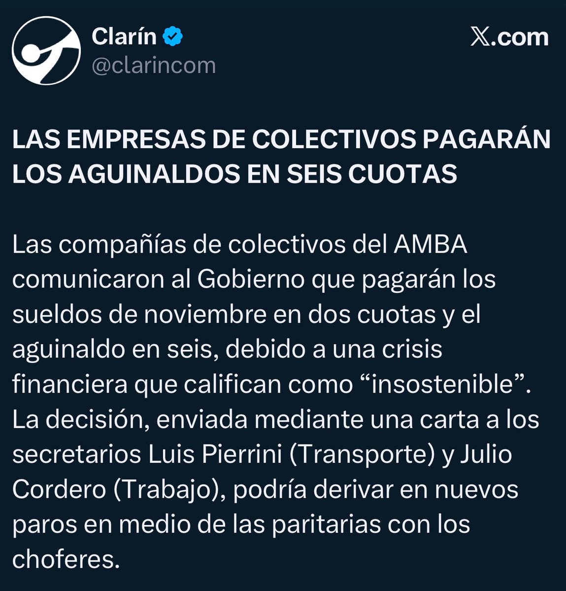 Es lo que votaron, ahora a llorar a la re concha de su madre.