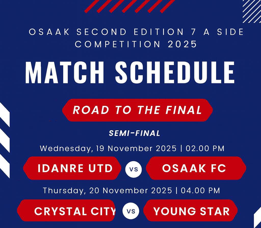 From the first whistle to the last, the Osaak FC players have shown what it means to play with passion and represent their club with pride. Hosting a competition is already a big challenge, but excelling in it and earning their place in the final is something truly remarkable.