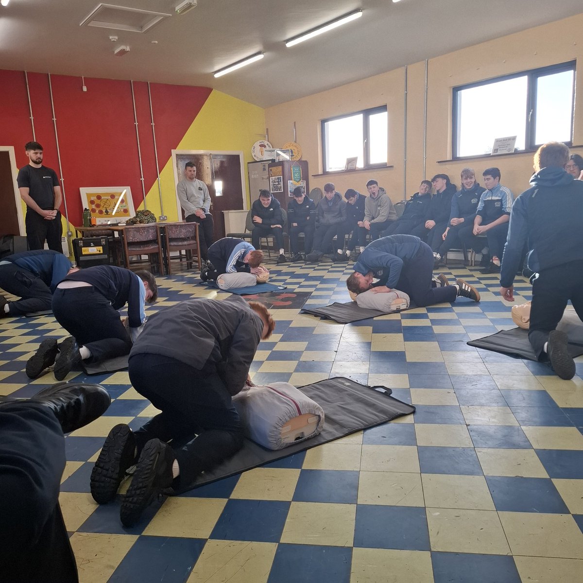 Our TYs had a highly engaging and important First Aid course today 🏥. #LifeSkills