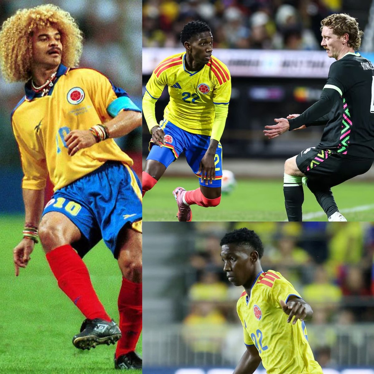 Colombia_Xtra's tweet image. &apos;PIBE&apos; VALDERRAMA (sobre Yaser Asprilla): “Me gustó, encarador, no tiene miedo. Una recomendación, que no se tire tanto a la raya porque ahí pierde espacio, tiene que buscar más en el medio. En el medio es más peligroso. Usted tiene calidad para jugar en el medio”.