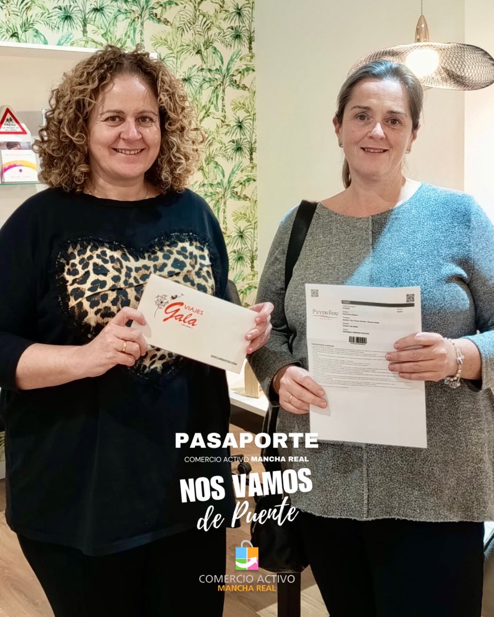 🎉 Paqui, ganadora del viaje a Toledo del #Pasaporte2025, recogió ayer en Eurovisión Ópticos la reserva de hotel y sus entradas para Puy du Fou.

¡Que lo disfrutes muchísimo! ✨
Gracias por apoyar al comercio local ❤️

#ComercioActivoManchaReal