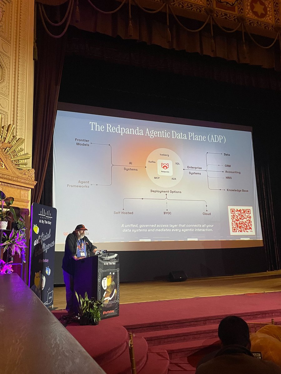 redpandadata's tweet image. 🐾 PANDA SIGHTING: @PeterCorless at #AIByTheBay (@ScaleByTheBay)

Pandas can be shy creatures, but we&apos;re so passionate about helping you win in your industry that we&apos;ve sent our best to show you the ropes. 

Here&apos;s Peter giving his talk on how real-time data and AI are making big…