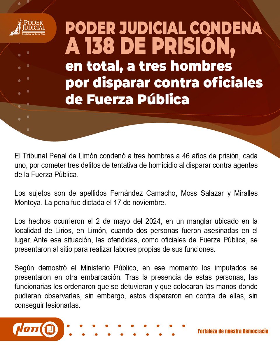 PoderJudicialCR's tweet image. #PJInforma