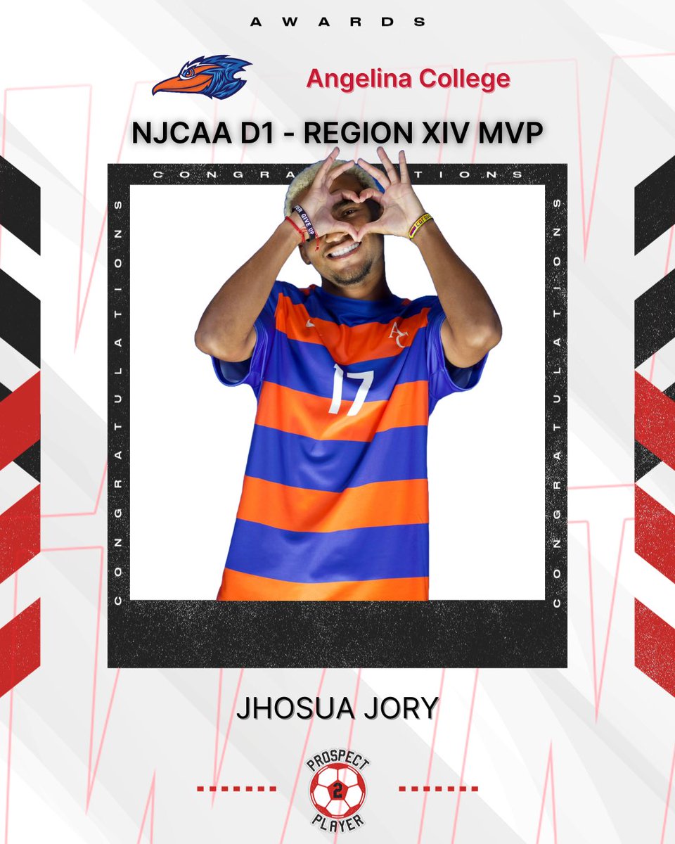 Prospect2Player's tweet image. Congratulations to our freshman forward Jhosua Jory on being named @NJCAA Region XIV MVP🏅