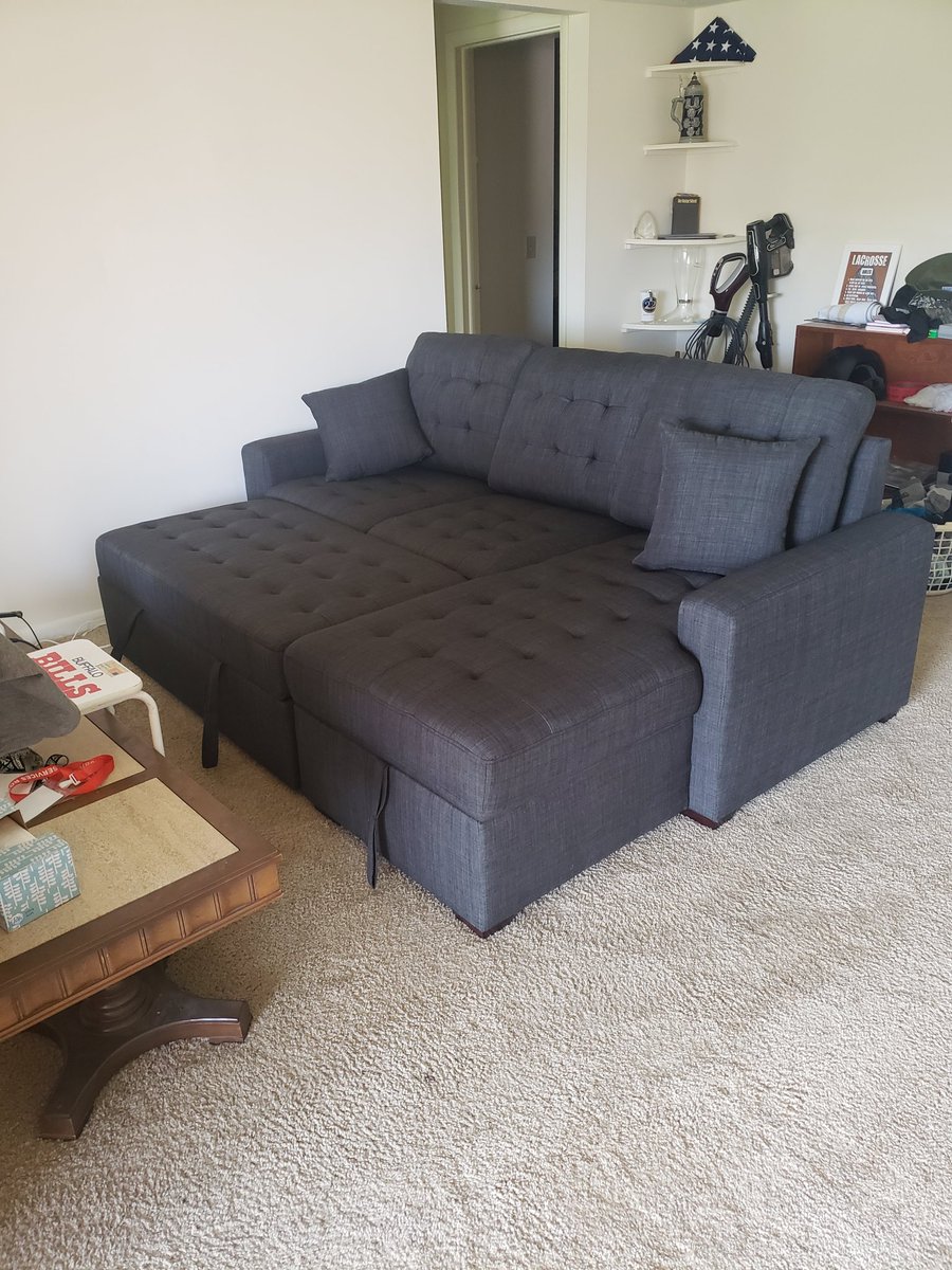 howdoyouROC's tweet photo. @heyitscaseymae Here is mine. I love the storage under the chaise. https://t.co/s4GMGLoR5e