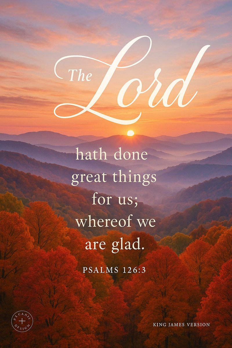 Rejoicing because the Lord has done great things for us—our hearts are glad! (Psalm 126:3 KJV) 🙌✨🙏📖 #JesusIsKing