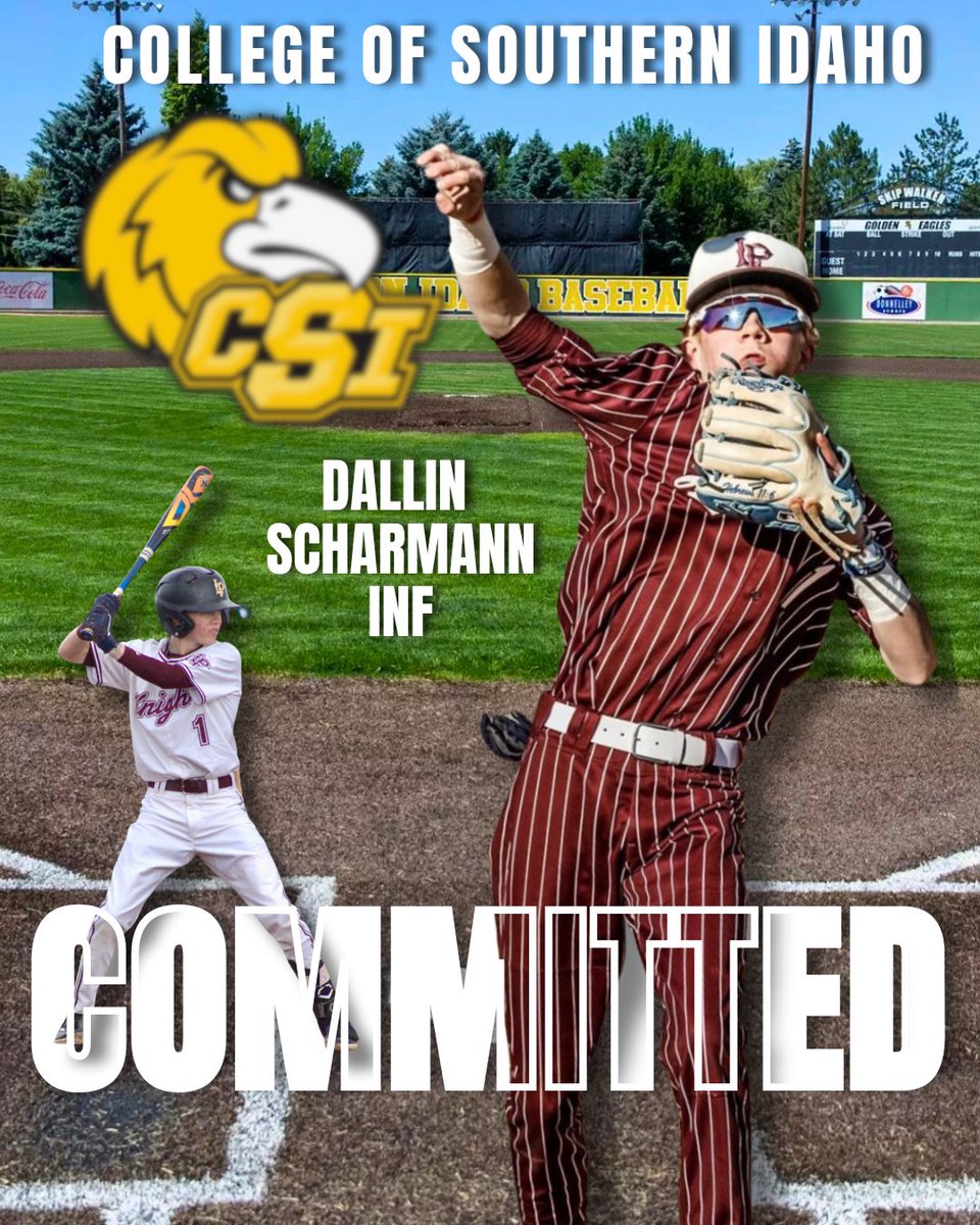 dschar3's tweet image. I am so blessed to say that I am continuing my academic and athletic career at the College of Southern Idaho, after my 2 year mission. I want to thank my coaches, my parents, and everybody who has the time in to hell me better myself everyday. GO GOLDEN EAGLES!!! 🦅 #Committed