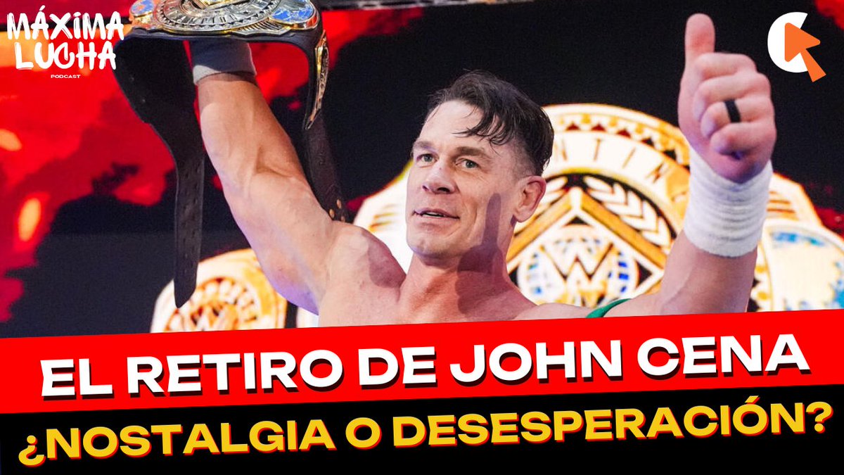 ¿EL RETIRO DE JOHN CENA, NOSTALGIA O DESESPERACIÓN? 🤔

Ya viene <a href="/MaximaLucha/">Maxima Lucha</a> con: <a href="/DavidMorales911/">David Morales //🎙🇪🇨</a> - <a href="/albertojorge86/">Alberto Jorge</a>

Míralo por Cromaclic ▶️ youtube.com/watch?v=GyrUXt…

#MáximaLucha #WWE #JohnCena #LuchaLibre