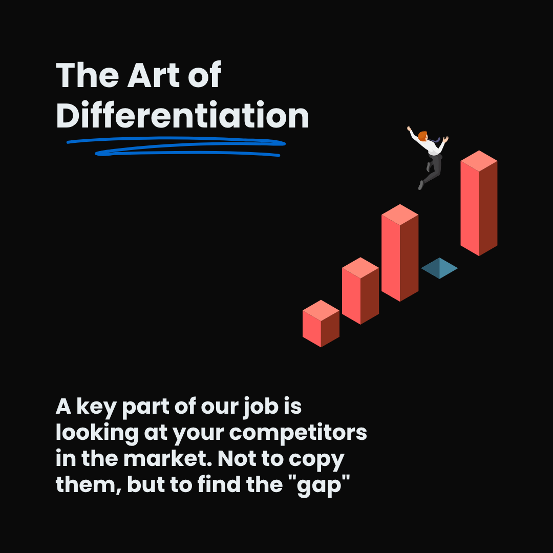 StuartLCrawford's tweet image. A key part of our job is looking at your competitors in the market. Not to copy them, but to find the &quot;gap&quot;—the unique space that your brand can own completely. Standing out is a science.
#CompetitiveAnalysis #MarketPositioning #BrandStrategy