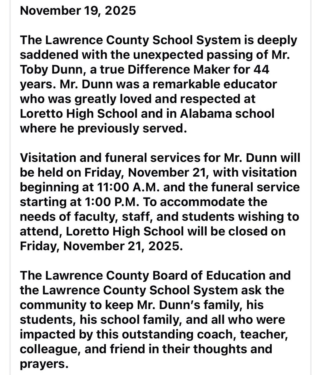 LORETTO MUSTANGS BB tweet media