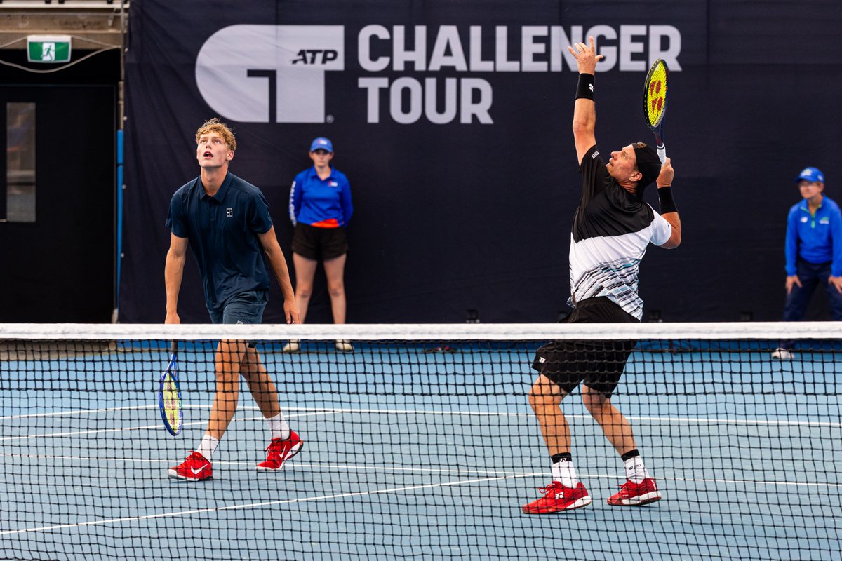 TennisAustralia's tweet photo. What a moment! π₯Ίπ
Lleyton and Cruz Hewitt win in their maiden appearance as a doubles pair in the opening round of the NSW Open in Sydney.
#AustralianProTour @ATPChallenger https://t.co/lHsMMzTnk6