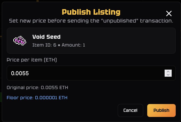 Juiced_sh's tweet photo. 🔸Re-Listing: cancel and re-list an item from one place, with adjustable amount and price
🔸Batch Cancel: cancels all active listings in a single transaction 
🔸Unpublished Listing Price Controls: allows price changes on unpub. listings without publish → cancel → re-list cycle https://t.co/TRImDNZQ9J