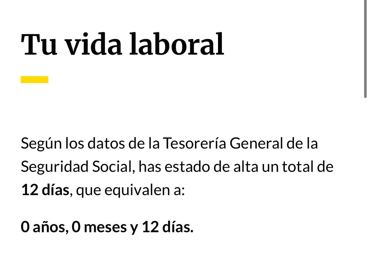 Para los que dicen que no me sé la de trabajar, que no tengo ni un día cotizado etc etc etc