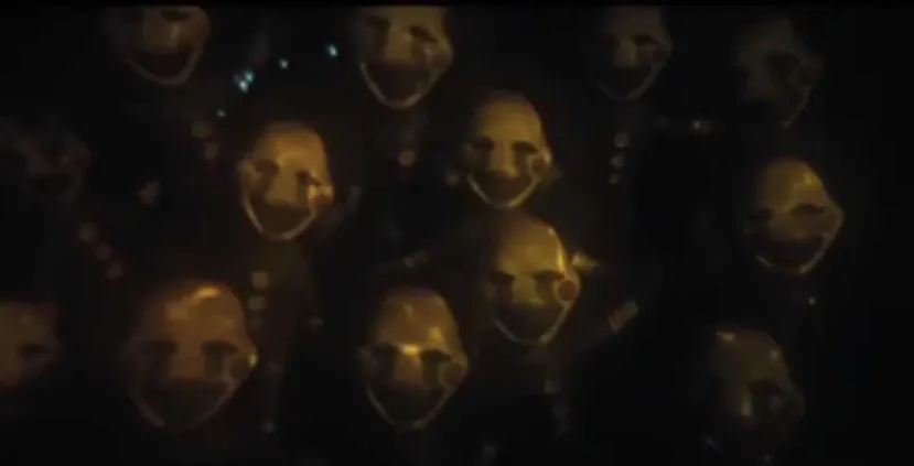 _callmesebby's tweet image. what the fuck is happening in this movie why are there a swarm of puppet plushies under water