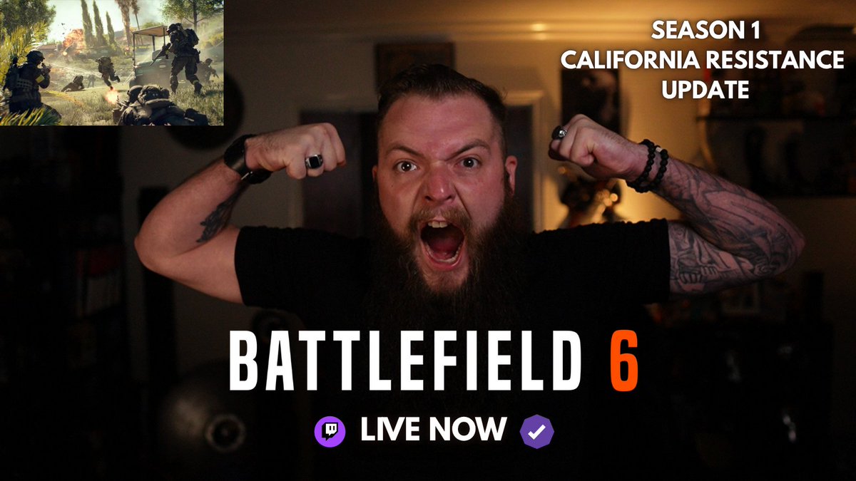 SEASON 1 PART 2 UPDATE 
CALIFORNIA RESISTANCE!

  I'm Ready To Cause Some More Shenanigans/Battlefield Moments with everyone in our Madhouse Family.

  Playing With Viewers, everyone is more then welcome to join in the squad!

  🔴Live Now twitch.tv/madvikngking