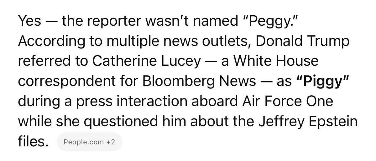 DocHalston's tweet image. The reports name was NOT Peggy sorry he called piggy…