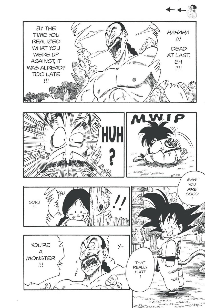 Axl_hk's tweet image. Goku was always very strong but you can tell that this is the point where his growth goes into overdrive