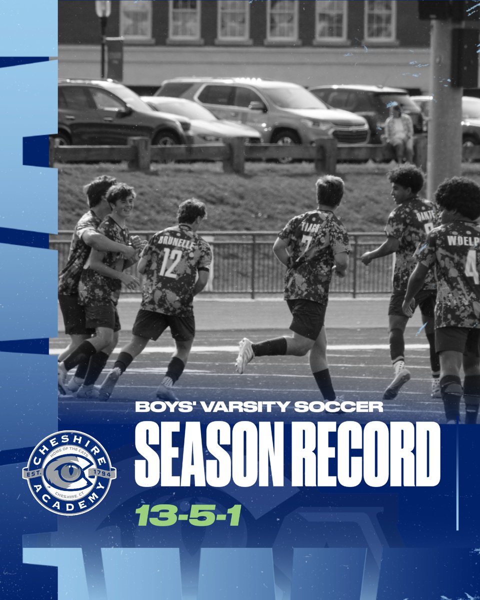 ⚽️ Our Boys' Varsity Soccer team kicked it this season and broke the season record in recent school history. Congratulations to the team, and coaches Ed Banach and Nick Joaquin for their impressive season. #CheshireAcademy #Athletics #Soccer