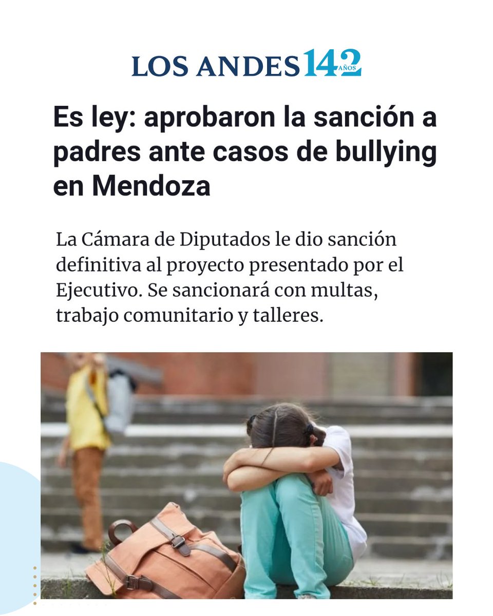 Ya es ley la responsabilidad parental ante casos de bullying.

Es una herramienta que ordena, da claridad y nos permite trabajar mejor entre escuela, Estado y hogar.

Lo central es cuidar a nuestros estudiantes y construir una convivencia donde el respeto sea la base.

🔗: