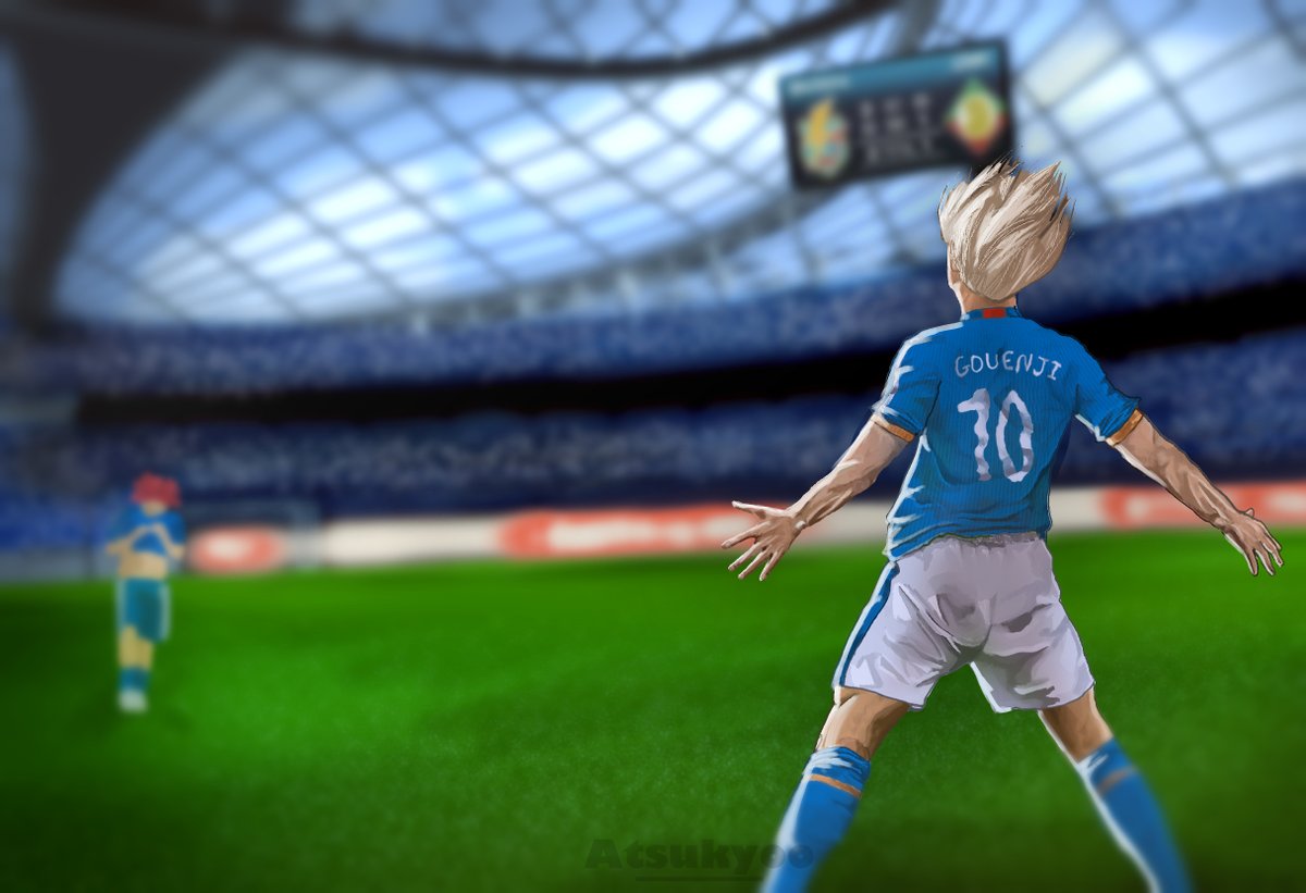 Gouenji x the goat 🐐
#InazumaEleven