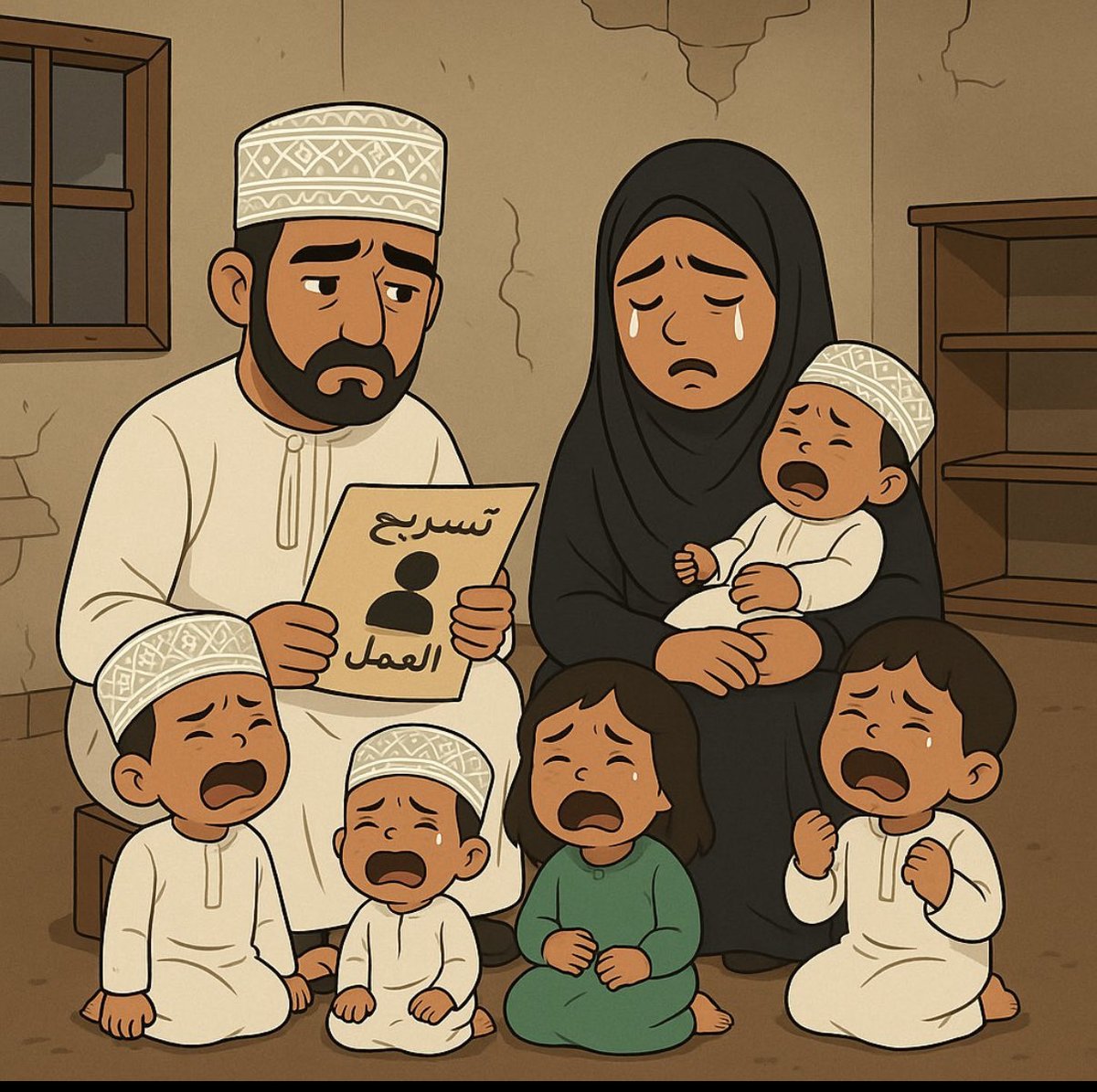 سبع جنازات من بيت واحد!!!

وفاه وحده بس تكسر الظهر فما بالكم بسبع وفيات فيوم واحد، حسبي الله ونعم الوكيل، الله لا يسامح من كان السبب

#شركات_الكهرباء #المسرحين_من_العمل #يونس_محمود 
#العيد_الوطني