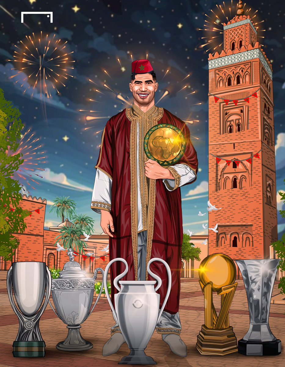 GOAL_ID's tweet image. Achraf Hakimi dinobatkan sebagai Pemain Afrika Terbaik 2025! 🇲🇦✨

Musim yang luar biasa untuk bek sayap PSG ini, yang mengungguli Mo Salah dan Victor Osimhen 💫🥇👏

 #CAFAwards2025