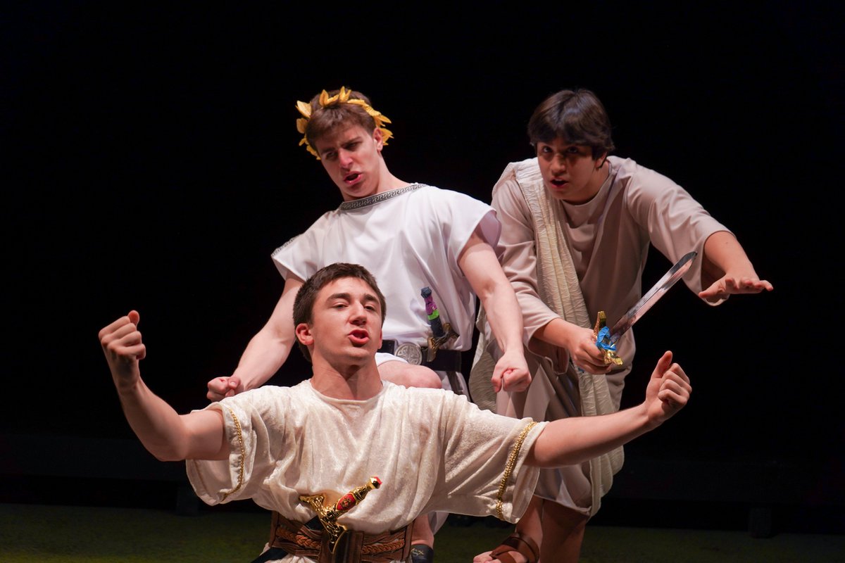 ccsdschools's tweet image. CHSN&apos;s Drama Club is gearing up for their Fall 2025 production of “The Iliad, the Odyssey, and All of Greek Mythology in 99 Minutes or Less.” Purchase your tickets online at cueandcurtain.com/fall-production. Don’t miss this epic adventure! #ClarkstownCSD #ClarkstownCommitment