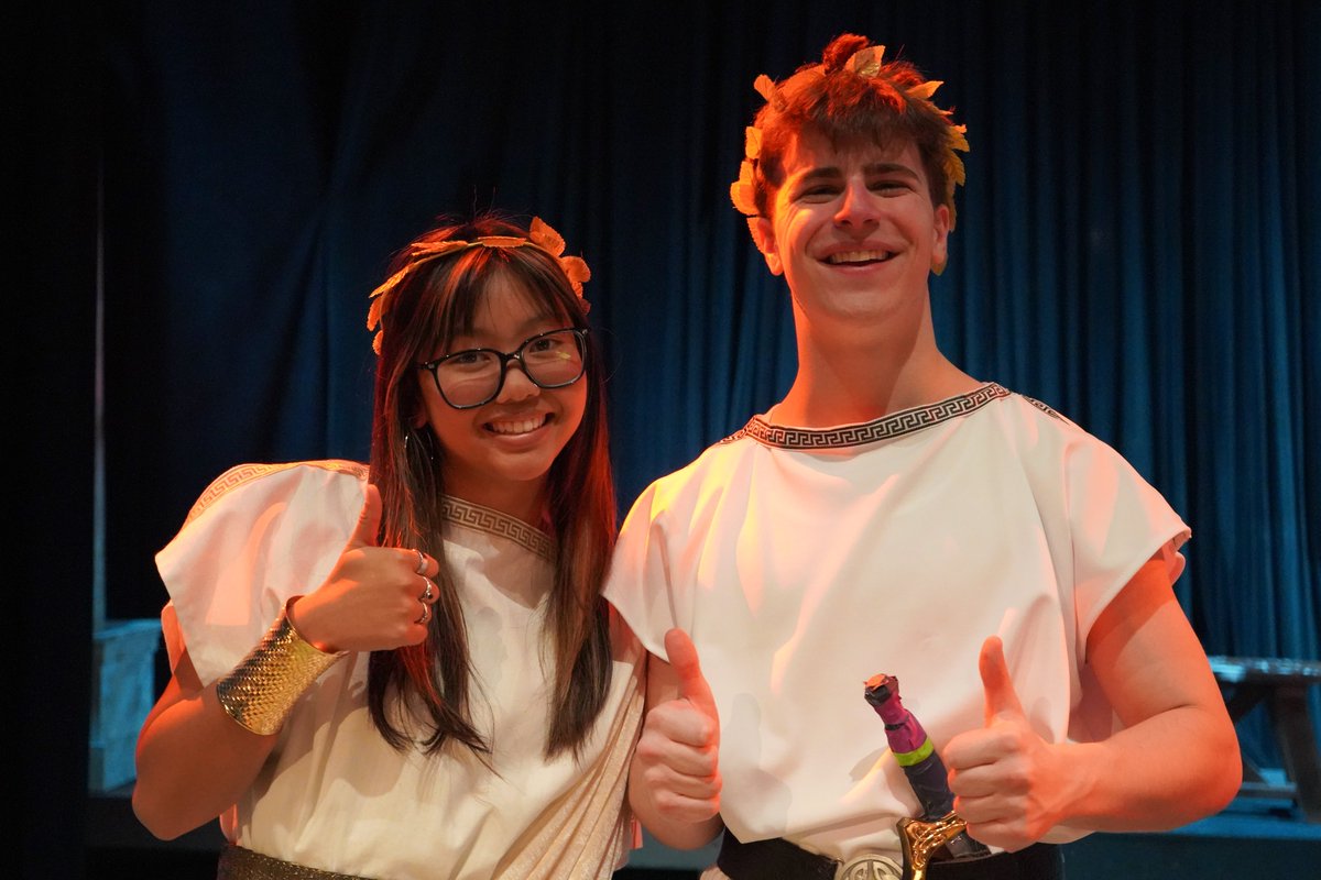 ccsdschools's tweet image. CHSN&apos;s Drama Club is gearing up for their Fall 2025 production of “The Iliad, the Odyssey, and All of Greek Mythology in 99 Minutes or Less.” Purchase your tickets online at cueandcurtain.com/fall-production. Don’t miss this epic adventure! #ClarkstownCSD #ClarkstownCommitment