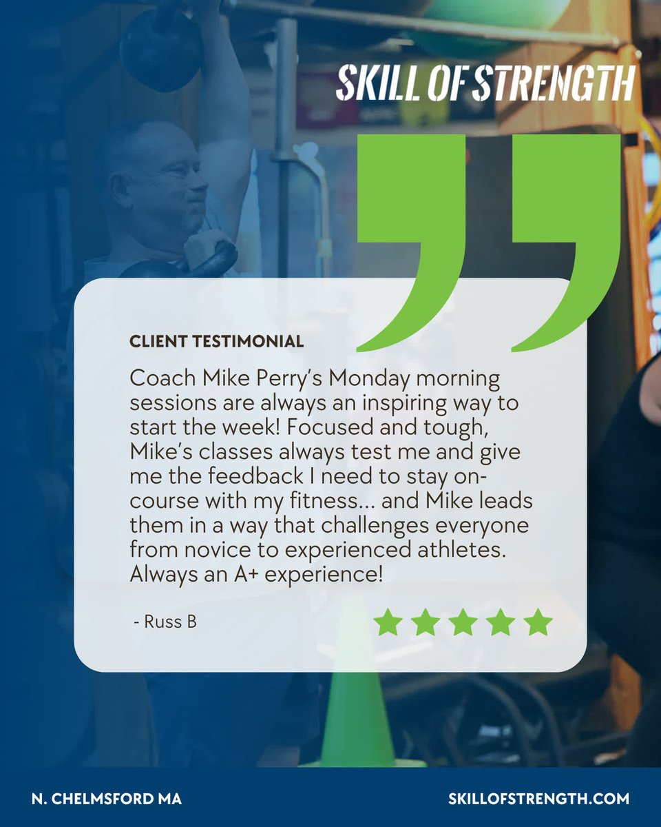 skillofstrength's tweet image. Your strongest season doesn&apos;t happen by accident—it grows in the right environment with the right coaching. 💪

Just ask Russ, who gave his class a ⭐️⭐️⭐️⭐️⭐️ review and shared how Coac...
#StrengthWithPurpose
#grouptraining
#StrongerTogether
#SkillOfStrength
#TrainSmartGetStrong