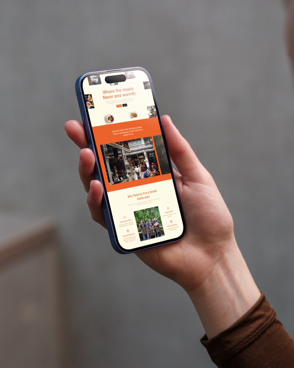 SachinCreates's tweet image. Here’s a fresh web design concept I created for a restaurant.

If you’re a business looking for a modern, clean, and conversion-focused website, feel free to reach out.

#UIDesign #FrontendDev #webdesign