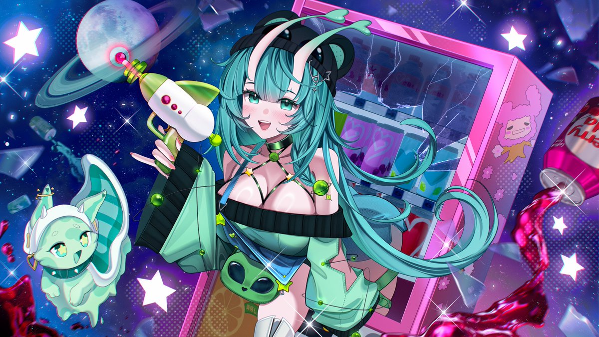 ദ്ദി(˵ •̀ ᴗ - ˵ ) ✧ it's probing time, gumers ⭑.ᐟ 

       ♡‧₊˚✧ art by the lovely <a href="/harunakii/">haru haru</a> ✧˚₊‧♡

.·:*¨ #Vtuber  ♡ #ENVtuber ♡ #gumiishots ¨*:·.