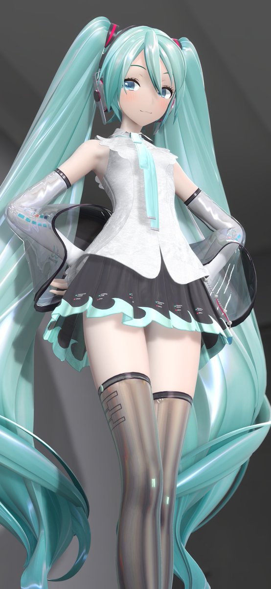 cuko_mmd's tweet image. えっへん😤
#初音ミク
