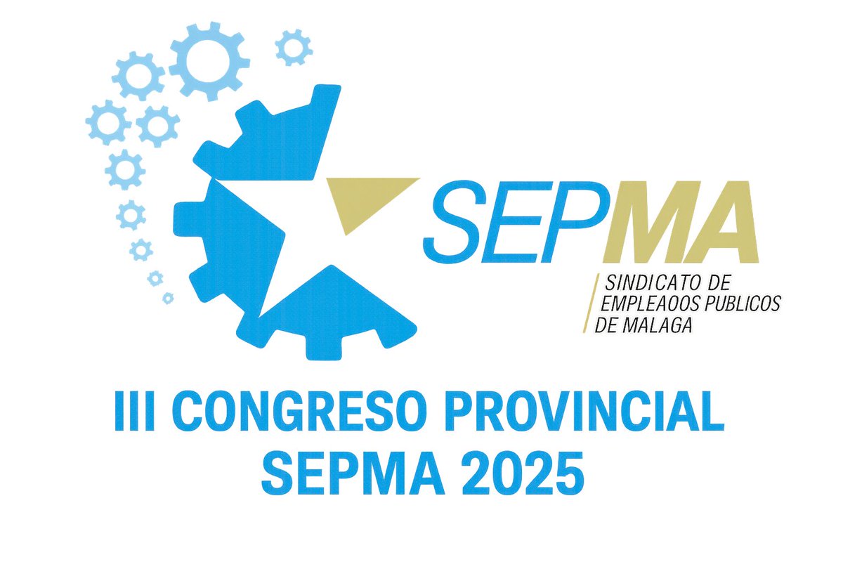 📢 III Congreso SEPMA — 21 NOV, Málaga
La afiliación decide. ✊ Noticia en sepma.es
 Nosotros/as: tu voz. Tú, nuestra fuerza.
#CongresoSEPMA #Málaga #EmpleoPúblico <a href="/CAEPAT/">CAEPAT</a> <a href="/ciep_epublicos/">Empleadas/os Públicos</a>