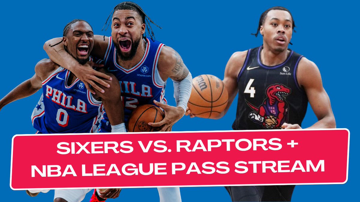 The rumors are true. I am back. Streaming for the Sixers vs. Raptors  tonight and bouncing around on league pass. See you around at 7:10 PM ET.  Tap in below ⤵️