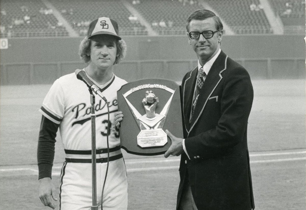 Just saw the news of Randy Jones’ passing. Jones was an absolute workhorse in his 2 big seasons (1975-76), totaling 600inn, 43 CGs and 11 SHOs across those years. Jones won the 1976 Cy Young with the statistical oddity of leading the league in WHIP (1.03) and Hits allowed (274).