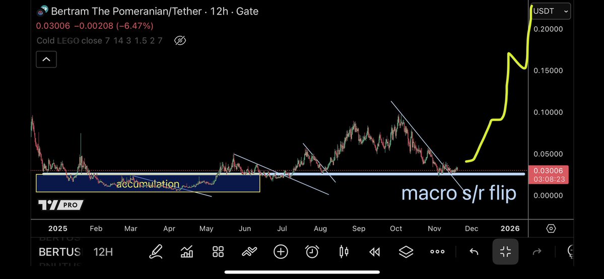 trader1sz's tweet image. Support 

$BERT