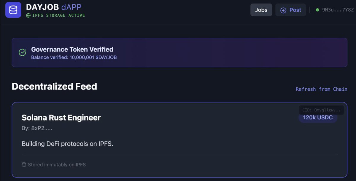 Heard crypto is down. Need a $DAYJOB?