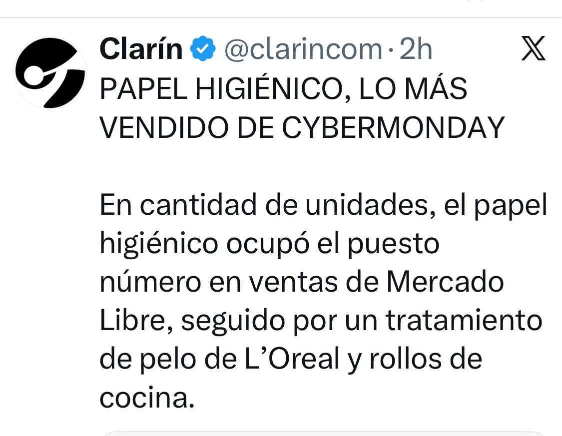 Esto 👇ya lo había profetizado <a href="/PabloAbrazo_/">Pablo</a> hace unos días. Alguien más q yo recuerda su respuesta "papel higiénico" a la pregunta "qué compra la gente para refugiarse de la incertidumbre"?