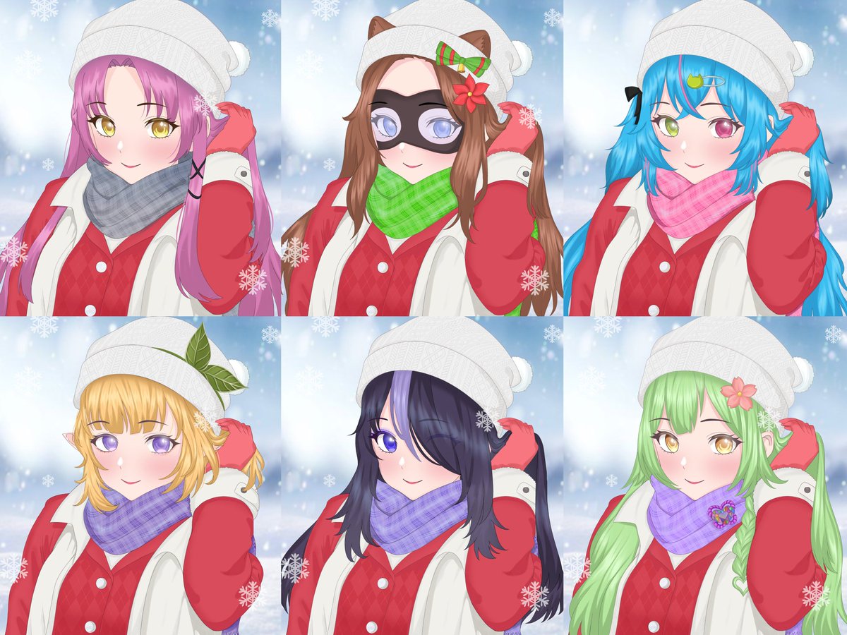 $15 winter ych, vgen link on comments !!